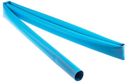 RS PRO Wärmeschrumpfschlauch, Polyolefin Kleberbeschichtet Blau, Ø 24mm Schrumpfrate 3:1, Länge 1.2m