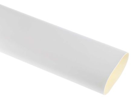 RS PRO Wärmeschrumpfschlauch, Polyolefin Kleberbeschichtet Weiß, Ø 40mm Schrumpfrate 3:1, Länge 1.2m