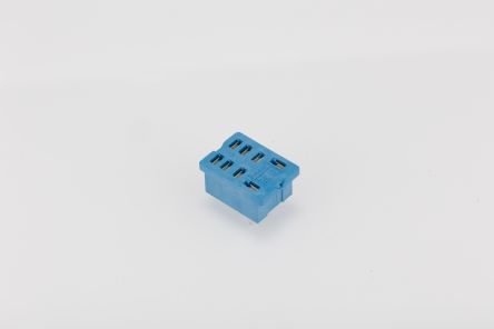 Finder 96 250V ac PCB Mount Relay Socket, for use with 56.32
