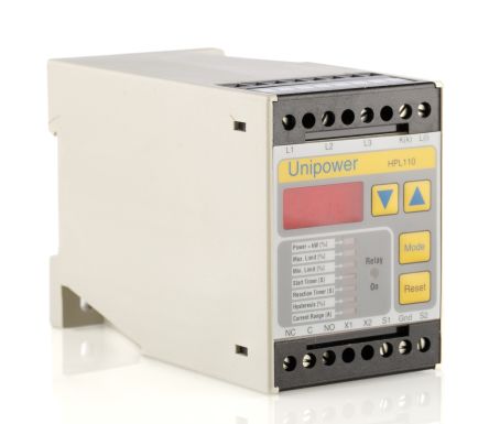 Unipower 电动机负载监控器, HPL系列, 额定电流8 A, 电源电压380 → 440 V