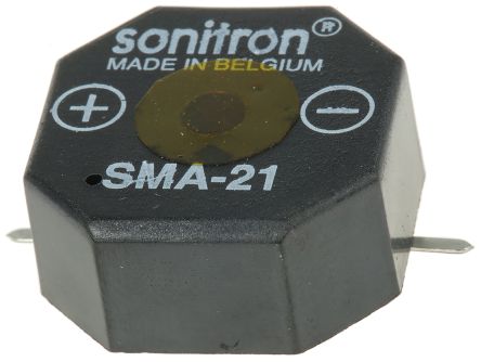 Sonitron Summer Dauerton, 85dB, Oberflächenmontage, 1.5V Dc→24V Dc, Intern, 21 X 21 9.5mm