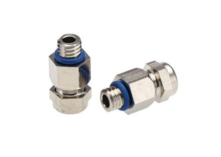 Lapp SKINDICHT Series Nickel Nickel Plated Brass Cable Gland, M6 Thread, 2mm min., 3mm max., IP66, IP68