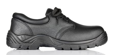 RS PRO Unisex Black Steel Toe Capped Safety Shoes, UK 11, EU 46