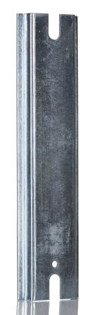 RS PRO Stahl DIN-Hutschiene Hutprofil Ungelocht B. 35mm, L. 144mm