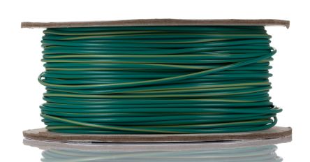 RS PRO Einzeladerleitung 0,5 Mm², 20 AWG 100m Grün/Gelb PVC Isoliert