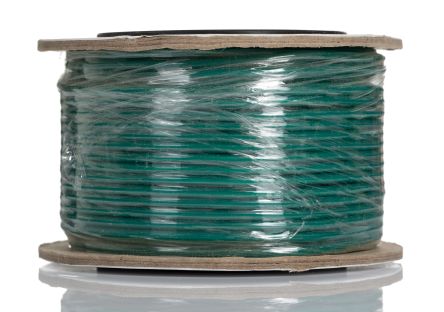 RS PRO Einzeladerleitung 0,5 Mm², 20 AWG 25m Grün Silikongummi Isoliert 16/0,2 Mm Litzen