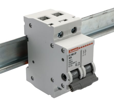 Lovato 2P Pole DIN Rail Switch Disconnector - 32A Maximum Current