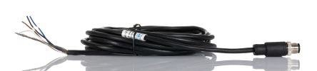 RS PRO Câble D'actionneur 5 Conducteurs, M12 Mâle Pré-câblé, 10m