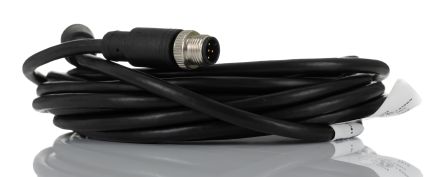 RS PRO Konfektioniertes Sensorkabel 5-adrig Stecker Gerade / M12 Stecker Gerade, Länge 5m