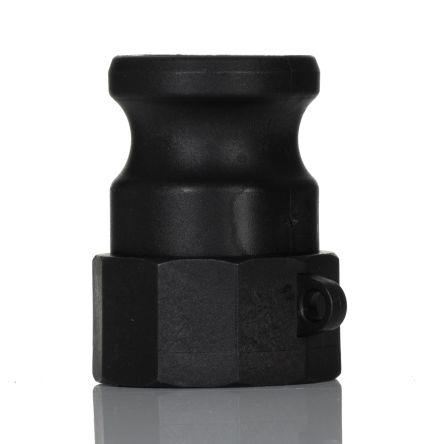 RS PRO Polypropylene Resin Female, Male Pneumatic Quick Connect Coupling, BSPP 1 In G1in Threaded