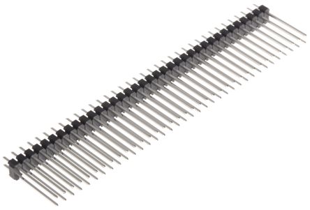 RS PRO Stiftleiste Gerade, 72-polig / 2-reihig, Raster 2.54mm, Lötanschluss-Anschluss, 4.0A, Nicht Ummantelt
