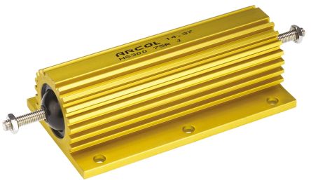 Arcol HS300 Wickel Lastwiderstand 75Ω ±5% / 300W, Alu Gehäuse Axialanschluss
