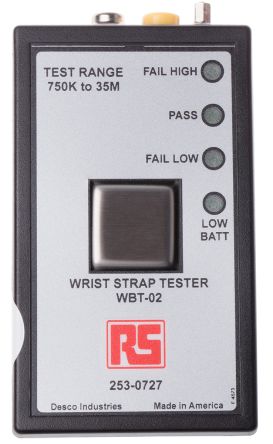 RS PRO Tester ESD, Display LED, Polso