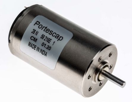 Portescap 直流电动机, 12 V 直流, 4700 rpm, 17.3 mNm