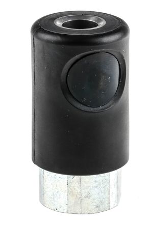 Staubli Polyamide Female Safety Quick Connect Coupling, G 1/4 Female Threaded