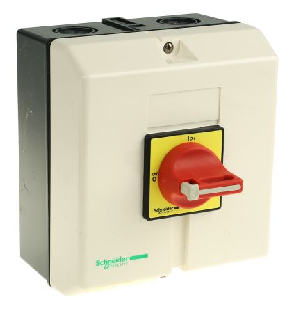Schneider Electric 3P Pole Panel Mount Isolator Switch - 63A Maximum Current, 30kW Power Rating, IP65
