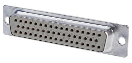 Provertha TMC Sub-D Steckverbinder Buchse, 50-polig / Raster 2.75mm, Durchsteckmontage Lötanschluss