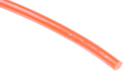 RS PRO 聚氨酯圆带, 直径3mm, 最小皮带轮直径20mm, 橙色, 长30m