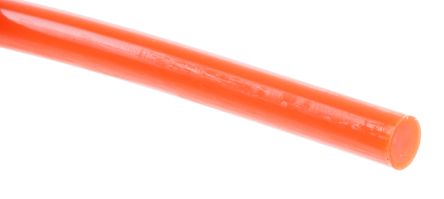 RS PRO 聚氨酯圆带, 直径6.3mm, 最小皮带轮直径38mm, 橙色, 长30m