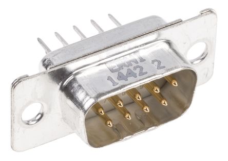 Provertha TMC Sub-D Steckverbinder Stecker, 9-polig / Raster 2.75mm, Durchsteckmontage Lötanschluss