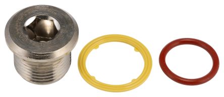 Thomas & Betts Stopping Plug, M20, Nickel Plated Brass, Threaded