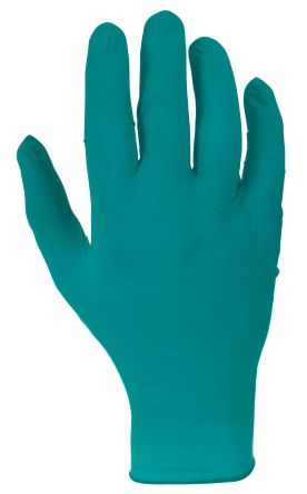 Ansell Nitril-Handschuhe 100 Stück Grün Pulverfrei, Handschuhgröße 6.5 - S