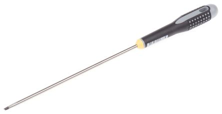 Bahco Slotted Screwdriver, 4 X 0.8 Mm Tip, 175 Mm Blade, 297 Mm Overall