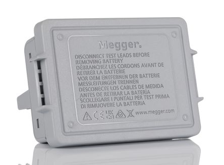 Megger 7.2V Lithium-Ion Lithium Rechargeable Battery, 4.4Ah