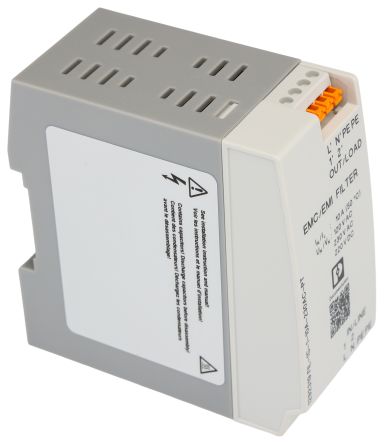 Phoenix Contact 10A 230 V ac, DIN Rail EMC Filter, Single Phase