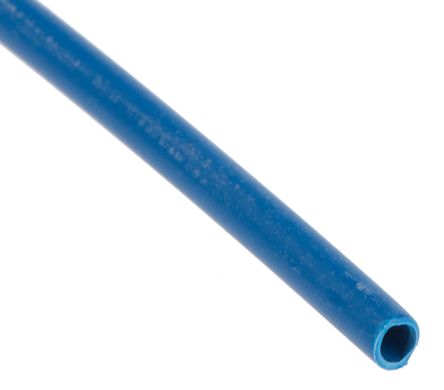 RS PRO Wärmeschrumpfschlauch, Polyolefin Blau, Ø 1.6mm Schrumpfrate 2:1, Länge 1.2m