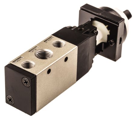 SMC VFM350-02-34B Black 5////2 Way Rotary Actuator Valve