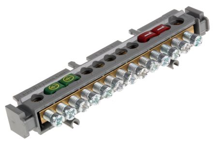 Legrand Schraub Verteilerblock 13-polig, 100A / 400 V Ac, 1.5 → 16 Mm², 6 → 25 Mm², PC