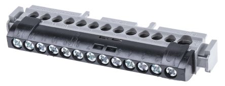 Legrand Schraub Verteilerblock 13-polig, 100A / 400 V Ac, 1.5 → 16 Mm², 6 → 25 Mm², PC, IP20