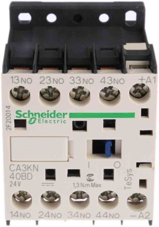 施耐德 控制继电器, CA3KN系列, 触点额定电流 10 A