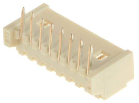 Molex PicoBlade Series Right Angle Through Hole PCB Header, 8 Contact(s), 1.25mm Pitch, 1 Row(s), Shrouded