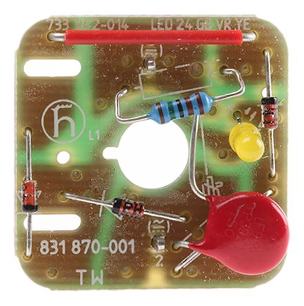 Hirschmann Rectificador LED (amarillo), Para Conector Rectangular De La Serie GDM