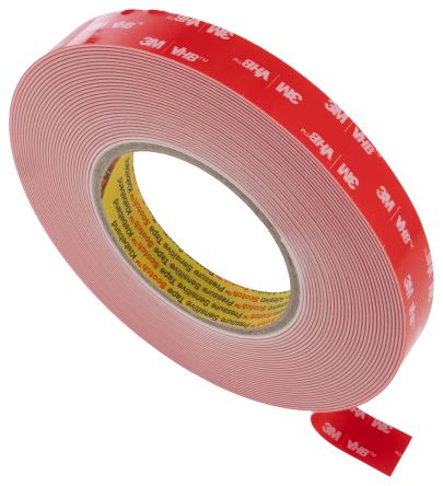 3M LSE-110F, VHB White Foam Tape, 19.0mm x 11.0m, 1.10mm Thick
