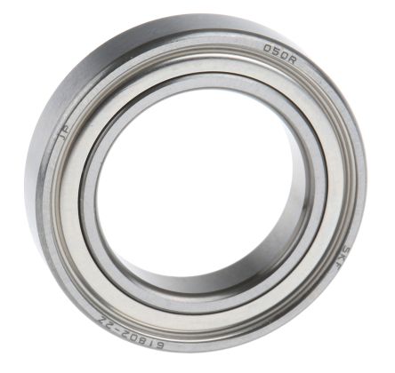 SKF 61802-2RZ Single Row Deep Groove Ball Bearing- Both Sides Shielded End Type, 15mm I.D, 24mm O.D