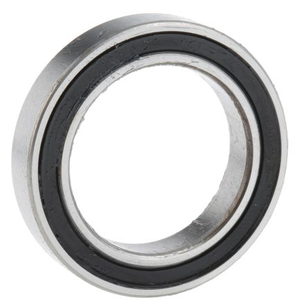 SKF 61805-2RS1 Single Row Deep Groove Ball Bearing- Both Sides Sealed End Type, 25mm I.D, 37mm O.D