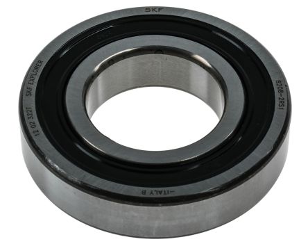 SKF 6208-2RS1 Single Row Deep Groove Ball Bearing- Both Sides Sealed End Type, 40mm I.D, 80mm O.D