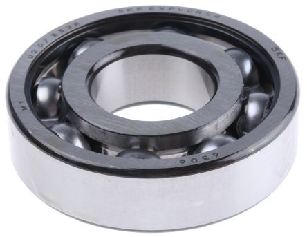 SKF 6306 Single Row Deep Groove Ball Bearing- Open Type End Type, 30mm I.D, 72mm O.D