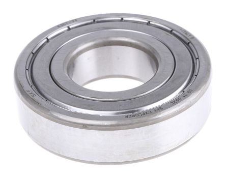 SKF 6307-2Z Single Row Deep Groove Ball Bearing- Both Sides Shielded End Type, 35mm I.D, 80mm O.D