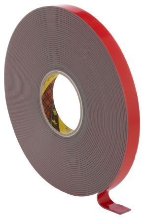3M 4991F, VHB Grey Foam Tape, 19.0mm x 16.50m, 2.30mm Thick
