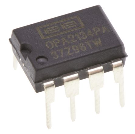 Texas Instruments Amplificateur Opérationnel Audio Amplificateur Opérationnel 8MHz 86dB, PDIP 8 Broches +85 °C