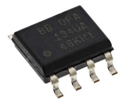 Texas Instruments Amplificador De Audio OPA134UA, Amplificador De Funcionamiento 8MHZ 86dB SOIC, 8-Pines +85 °C