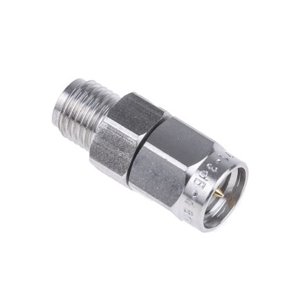 Radiall 50Ω RF Attenuator Straight SMA Connector SMA Plug To Socket 3dB, Operating Frequency 18GHz