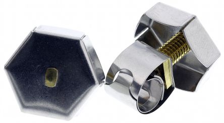 Unex Brass (Bolt), Stainless Steel Thumb Hex Hose Clip, 11mm Band Width, 7.4mm - 10mm Inside Diameter