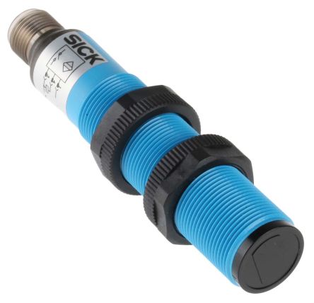 Sick V18 Zylindrisch Optischer Sensor, Diffus, Bereich 2 Mm → 100 Mm, Triac Ausgang, 4-poliger M12-Steckverbinder
