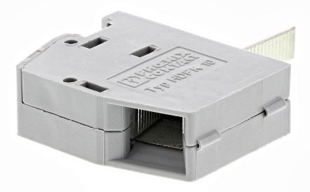 Phoenix Contact COMBICON Power Series HDFK 10 Non-Fused Terminal Block, 1-Way, 57A, 20 → 6 AWG Wire, Screw Down