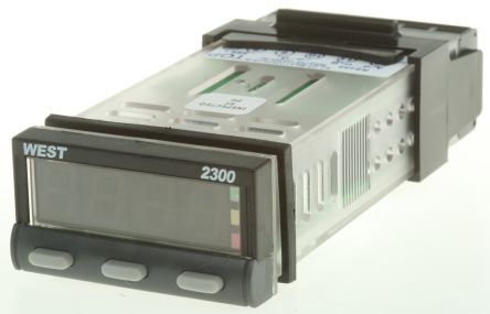 West Instruments N2300 PID Temperaturregler, 2 X Relais Ausgang, 12 → 30 V Dc, 24 V Ac, 49 X 25mm
